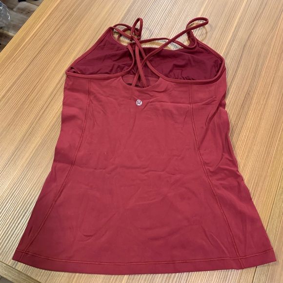 Lululemon free to be tank nulu 6 star ruby euc - Picture 4 of 9
